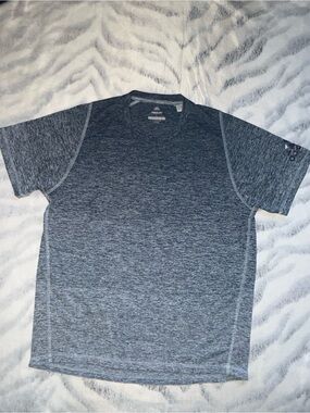 adidas Men’s Dark Heather Gray Short-Sleeve Athletic Tee
